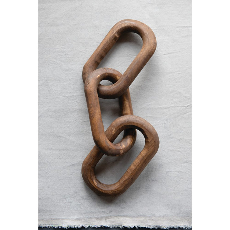Williston Santistevan Wooden Chain Links Wayfair